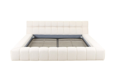 Tyree - Modern Tufted Off-White Fabric Bed-eastern / VGOD-DY-22116-BED-EK
