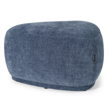 Kinsey - Modern Blue Small River Rock Ottoman / VGKK-KF.D2015-SML-NAVY
