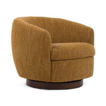 Wendt - Modern Mustard Fabric Swivel Accent Chair / VGKK-KF.A1098-MUS