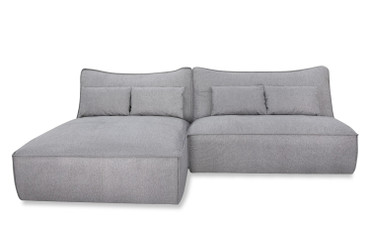 Racine - Modern Grey Fabric Modular Sectional Sofa / VGSX-FF22054-SILT
