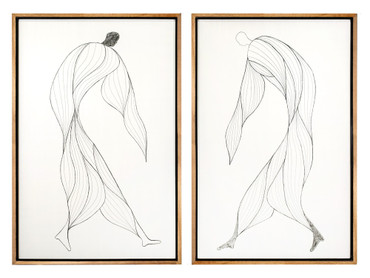 Gehen - Modern Painting Set of 2 / VGVA-CO22554