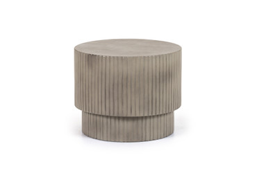 Gruver - Modern Grey Concrete End Table / VGGR-674650-GRY