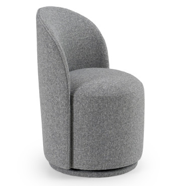 Correa - Modern Grey Fabric Swivel Dining Chair / VGKK-KF.Y1179-GRY