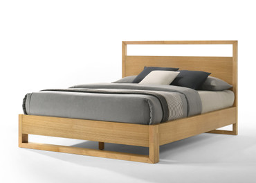 Eastern King Nova Domus Berlin - Modern Natural Oak Bed / VGMA-BR-92-BED-NAT-EK