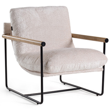 Moorcroft - Modern Beige Fabric Accent Chair / VGKK-KF.A2021-BGE