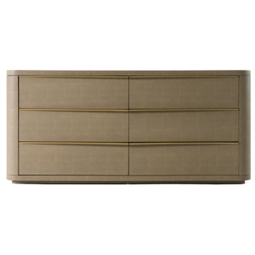 Lois - Modern Beige Shagreen + Brass Dresser / VGVC-J2408-D