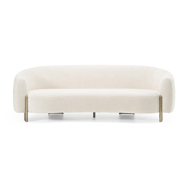 Thrive - Modern Beige Fabric + Antique Brass Sofa / VGFA-SF2012
