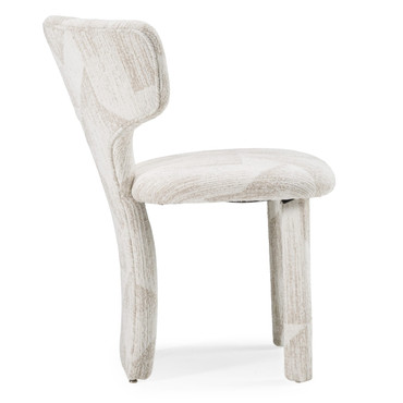 Masuda - Modern Beige Pattern Fabric Dining Chair (Set of 2) / VGOD-ZW-24081-BGE