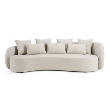 Tabarca - Outdoor Beige Fabric 4 Seat Sofa / VGVK-F017-3L-BGE