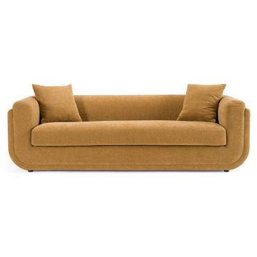 Tiene - Modern Orange Fabric 3-Seat Sofa / VGAH-SF1011-3