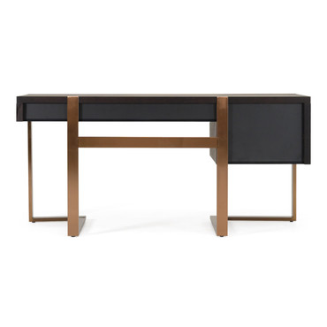 Modern Fauna Wenge and Rosegold Desk / VGBB-BN-2DK-WNGROSE
