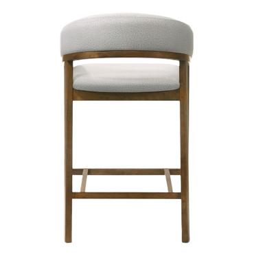 Truman - Mid-Century Modern Grey + Walnut Counter Chair (Set of 2) / VGMA-MI1240-BC26-WAL