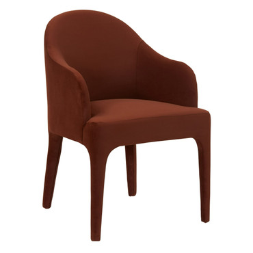Reedy - Modern Rust Velvet Dining Chair / VGRH-RHT-825012-RUST
