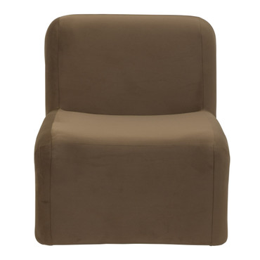 Bondi - Modern Brown Velvet Accent Chair / VGRH-RHT-825028-BRN