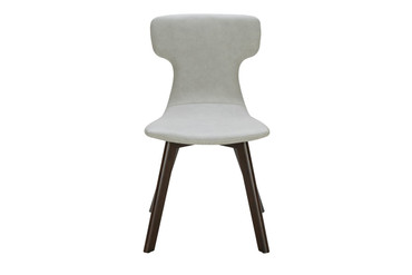 Zach - Modern Grey Eco-Leather Dining Chair (Set of 2) / VGKKY1258B-LTGRY