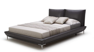 Eastern King Loft Modern Eco-Leather Platform Bed / VGKKB207-EK