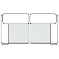 Kinsey - Modern Blue Fabric Modular Sectional Sofa-2-Piece Sectional / VGKK-KF.8035-MOD-NAVY-2-Piece Sectional