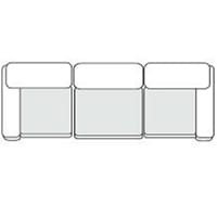 Kinsey - Modern Blue Fabric Modular Sectional Sofa-3-Piece Sectional / VGKK-KF.8035-MOD-NAVY-3-Piece Sectional