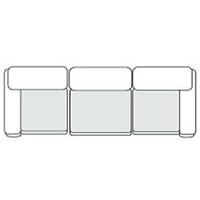 Vicki - Modern Off-White Fabric Modular Sectional-3-Piece Sectional / VGKV-KF.8033-MOD-IVORY-3-Piece Sectional