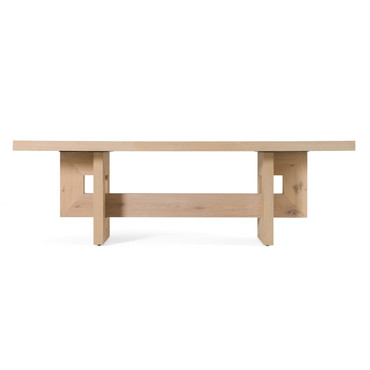 Mineola - Modern Natural White Oak 110" Dining Table / VGVC-T23965-110