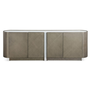 Moorgate - Modern Travertine Ceramic + Bronze Buffet / VGVC-G25988