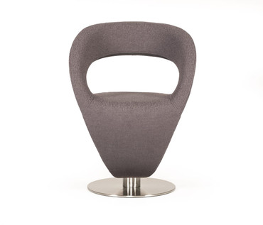 Alya Modern Grey Fabric Lounge Chair / VGOBTY44-F-GRY