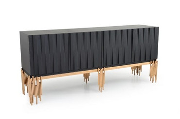 Token Modern Black & Rosegold Buffet / VGVCG816