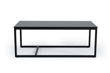Baca - Black Marble + Metal Coffee Table / VGGMM-CT-1580-BLK-CT