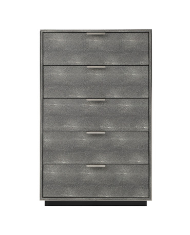 Dynasty - Modern Shagreen Chest / VGVCJ2108-5H-GRY-CHEST