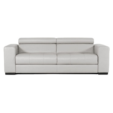 Icon - Modern Italian Grey Leather Sofa Bed / VGCCICON-GREY-9