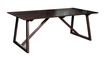 Chrissy - Modern Solid Walnut Beechwood Dining Table / VGTSBLOOM-WAL-DT
