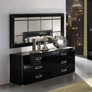 LA STAR Composition 01 Modern Italian Black Mirror / VGCALASTAR01-MIR-BLK