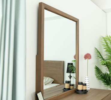 Claire - Contemporary Walnut Mirror / VGWDWIN-MIR