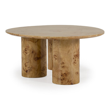 Avril - Modern Burl Freeform Coffee Table / VGDW-J5916