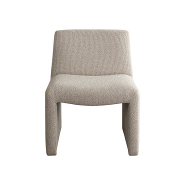 Coral Armless Dining/Accent Chair in Wheat Polyester Fabric / CORALCHWT