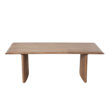 Nara Rectangular Cocktail Table in Caramel/Walnut Finish / NARACTCR