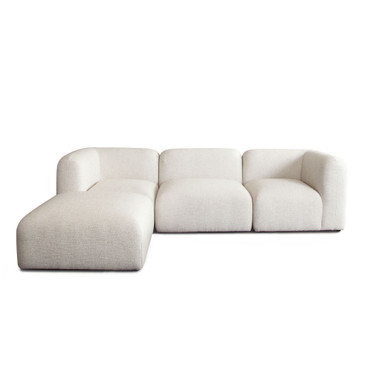 Echo 4PC Reversible Sectional in Cream Fabric / ECHO2SC1AC1OTCM