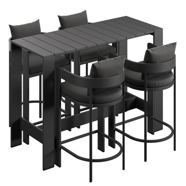 Tahoe 5-Piece Outdoor Patio Bar Table Set by Modway / EEI-7599
