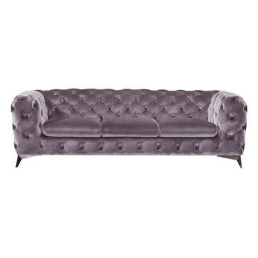 Delilah Modern Grey Fabric Sofa / VGCA1546-GRY-SOFA