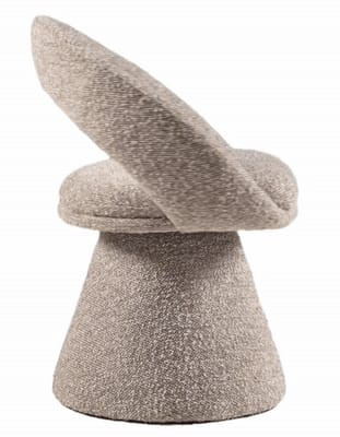 Wiles - Modern Grey Fabric Swivel Dining Chair / VGEU-MC-7775CH-GRY