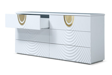 J1869-D - Sample - White + Gold Dresser / VGVC-J1869-D