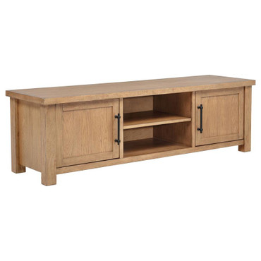 Beasley 2-Door 71-Inch Wood TV Stand Media Console Golden Oak / CS-723323