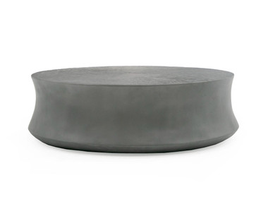 Airdrie - Modern Antique Grey Small Round Coffee Table / VGVC-CT2169-2