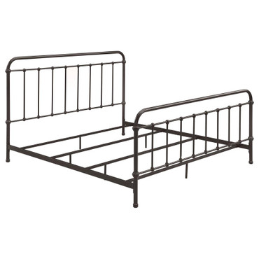 Livingston Metal Eastern King Open Frame Bed Dark Bronze / CS-300399KE