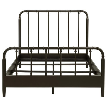 Rocco All Wood Water Pipe Open Frame Eastern King Bed Dark Bronze / CS-310035KE