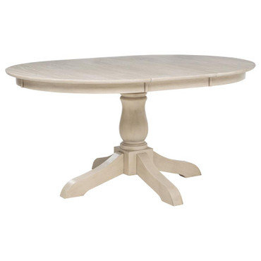 Orrison Oval 62-inch Wood Extension Leaf Dining Table Linen / CS-121261