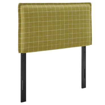 Camille Checkered Linen Blend Twin Size Headboard by Modway / MOD-7319