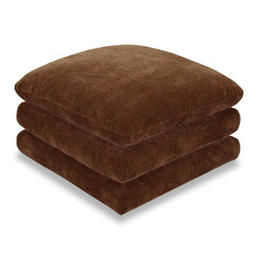 Crockett - Modern Brown Fabric Ottoman / VGSX-SS6250-OTT-TAN