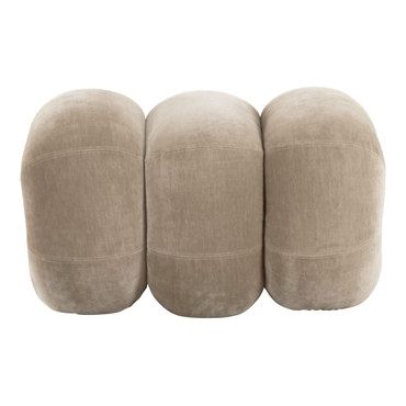 Archie - Modern Taupe Fabric Accent Chair + Ottoman / VGOD-ZW-25164-SET-TPE