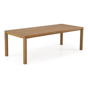 Evora + Sintra - Outdoor Eucalyptus + Grey Olefin 9-Piece Dining Set / VGEF-KATANA-DT-SET